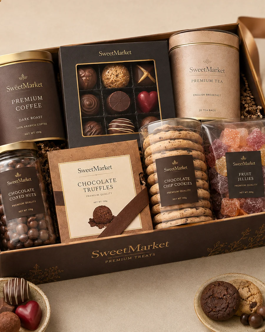 Корпоративные подарочные наборы SweetMarket для сотрудников, клиентов и партнёров