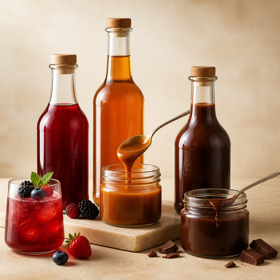 Соусы, сиропы и напитки в каталоге SweetMarket