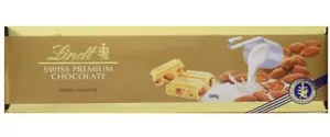 Шоколад Lindt белый с миндалем 300 г