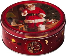 Печенье датское "Classic Santa" 150 г пять видов банок