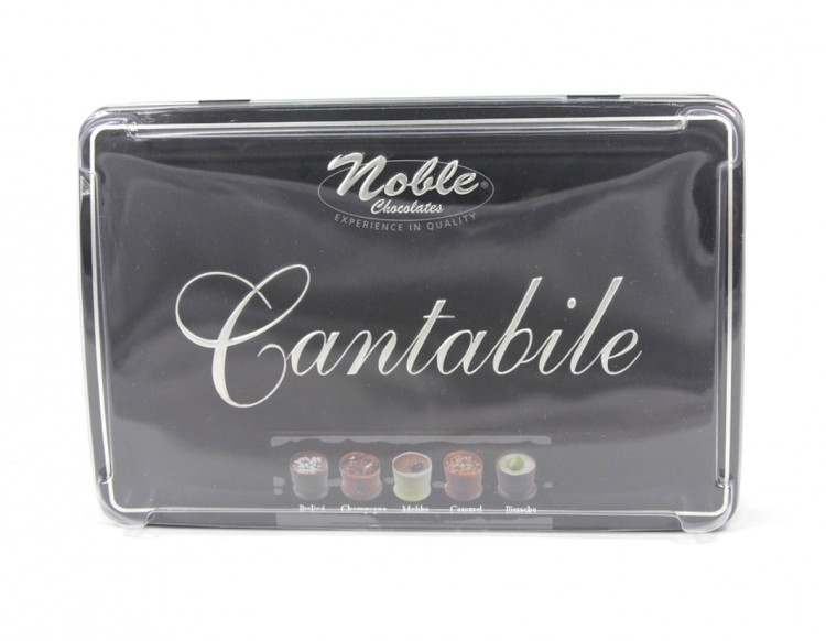 Конфеты ассорти Noble шоколадные чашечки Cantabile в металлической банке