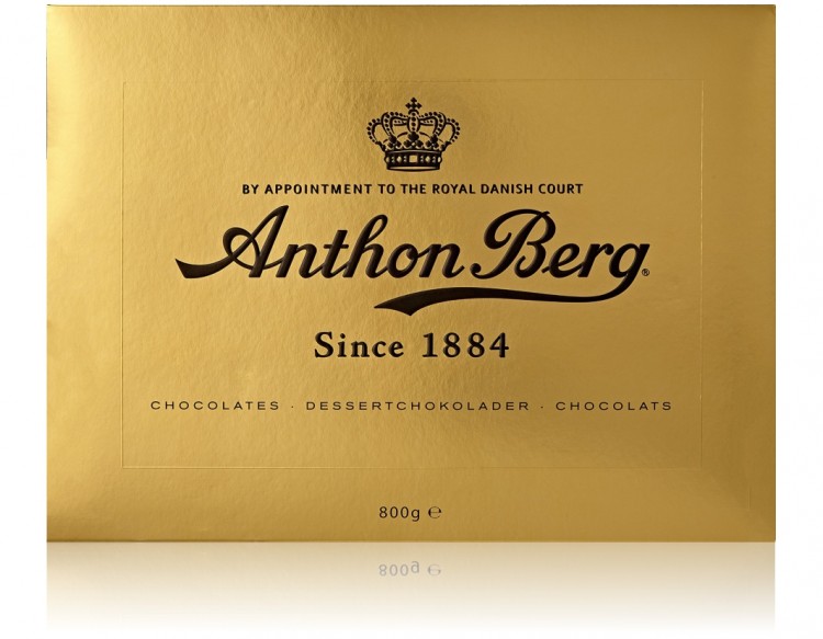Ассорти шоколадных конфет Anthon Berg "Золотой сундучек" 800 г