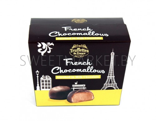 Французские конфеты "Маршмэллоу с какао" в молочном шоколаде 200 г