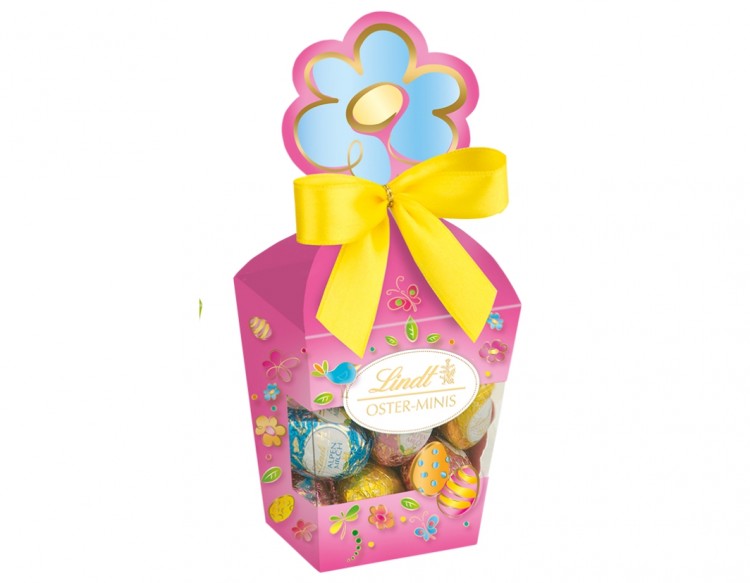 Шоколадные конфеты Lindor "EASTER MINI EGGS" Pink 150 г