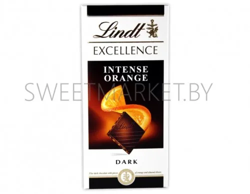 Шоколад горький Lindt Exсellence с кусочками апельсина и миндаля 100 г