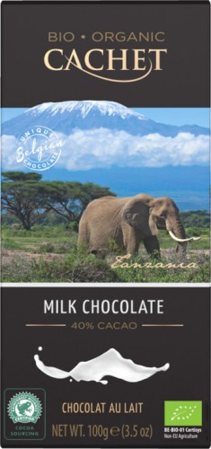 Молочный шоколад 40% какао Bio Organic 100 г