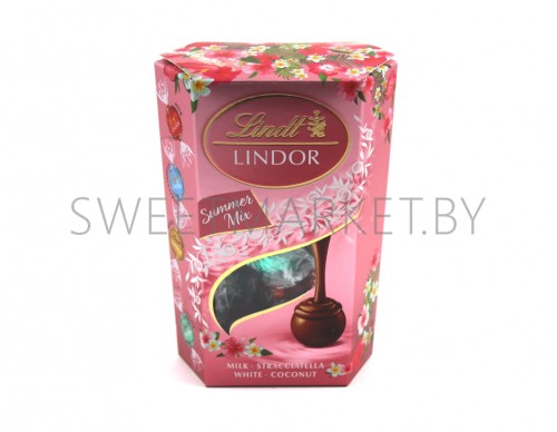 Шоколадные конфеты Lindor ассорти Summer mix 200 г