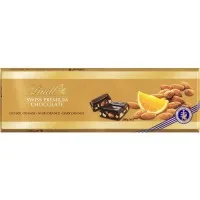 Шоколад Lindt темный с апельсином и миндалем "Gold" 300 г