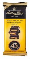 Темный шоколад с карамельной начинкой и ликером Licor 43