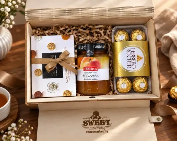 Подарочный набор с Ferrero Rocher и джемом